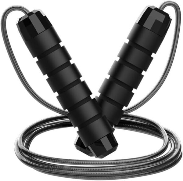 Bounce Rope Tangle-Free Fast Pace with Ball Bearings Adjustable Bounce Ropes,Skipping Rope for Males Ladies,Train & Slim Physique Jumprope at Fitness center Residence Faculty - Image 2