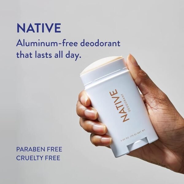 Native Deodorant Contains Naturally Derived Ingredients, 72 Hour Odor Control | Deodorant for Women and Men, Aluminum Free with Baking Soda, Coconut Oil and Shea Butter | Coconut & Vanilla - Image 4