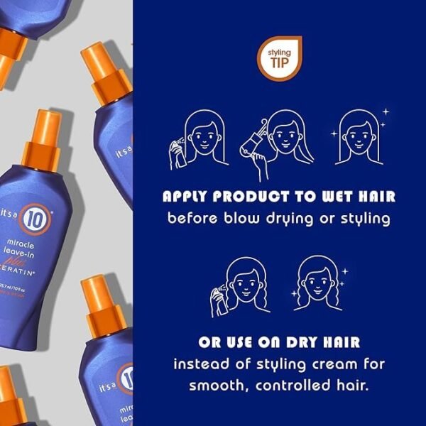 It is A ten Miracle Go away-In Plus Keratin 10 Oz - Image 4