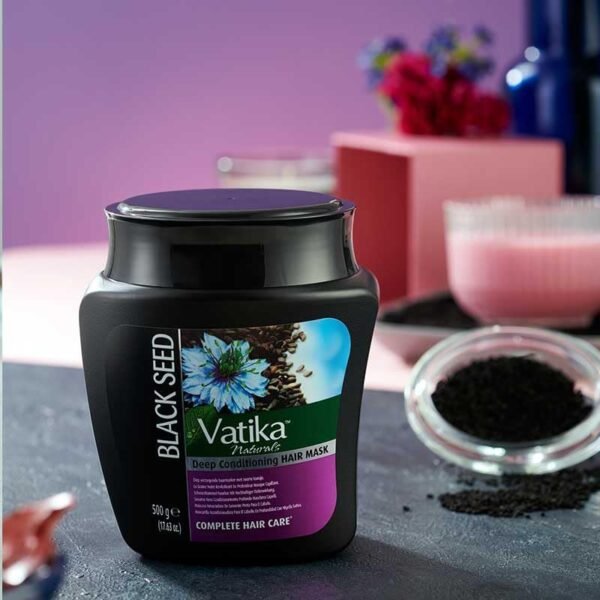 Sizzling Oil Hair Masks - Black Seed & Multivitamin Hair for Dry, Broken, Nourishing & Strengthening, Deep Conditioning for Smooth, Easy Hair - 500ml - Image 5