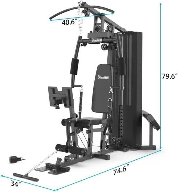 SincMill House Health club Multifunctional Full Physique Exercise Tools for House Train Health - Image 6